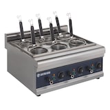 thumbnail of GastroHero Elektrischer Nudelkocher – 6 Siebe, 24,75 L Kapazität, Edelstahlgehäuse, leistungsstark & energieeffizient für Profiküchen