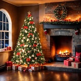 thumbnail of Künstlicher Weihnachtsbaum Dasher, naturgetreue Optik - 210 cm