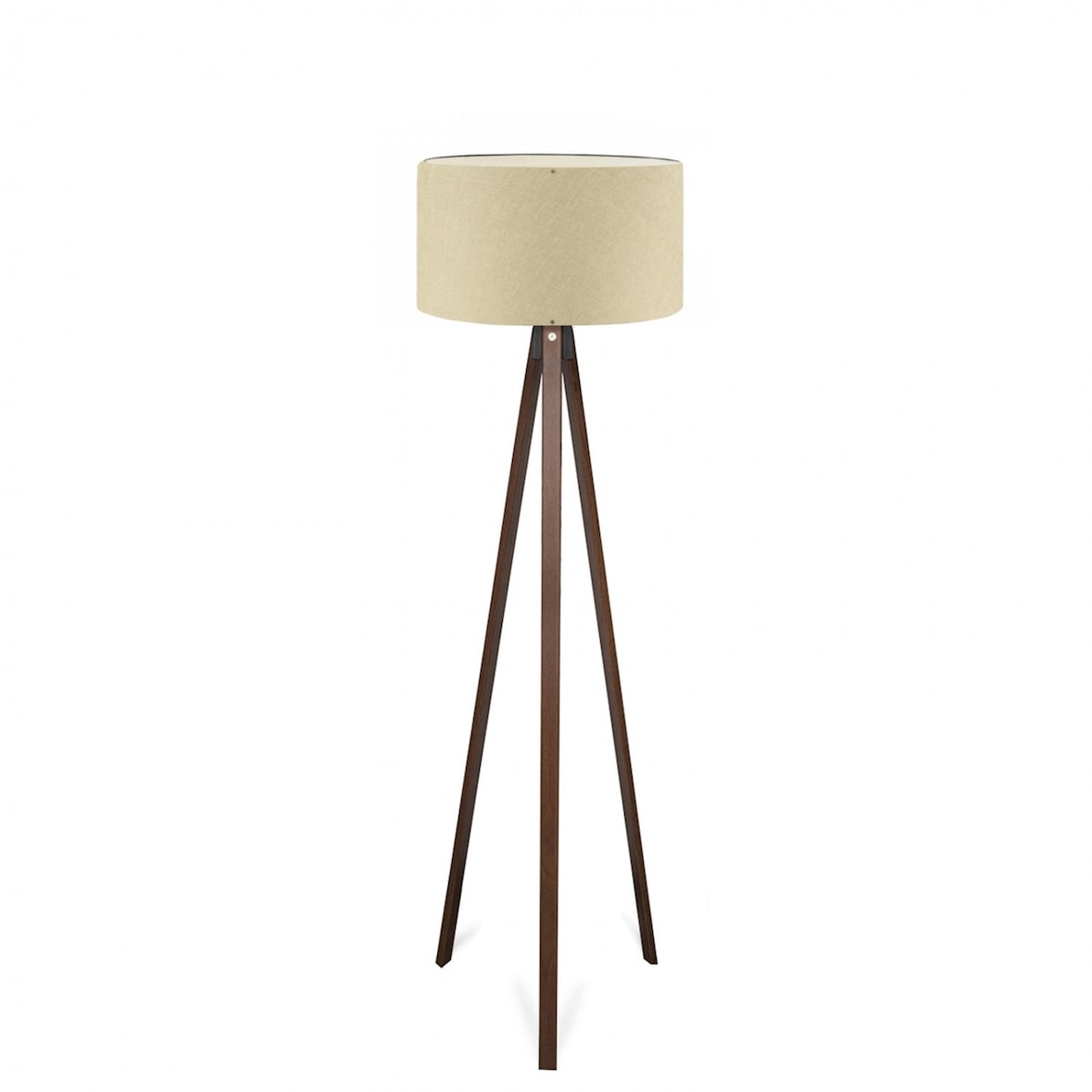 WellHome - Lámpara de pie 100% madera 21x38x140cm, casquillo - E27
