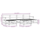 thumbnail of vidaXL 7-tlg. Garten-Lounge-Set Kiefernholz Imprägniert
