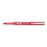 thumbnail of Roller encre liquide Hi-Tecpoint V5 rechargeable, pointe fine, encre rouge