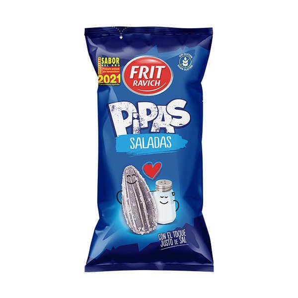 Pipas Graines de tournesol grillées et salées Sachet de 180g Frit Ravich
