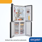 thumbnail of Exquisit Multidoor MD425-150-040C inoxlook-az | No Frost | Nutzinhalt: 421 L | Temperaturregelung | Alarm
