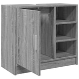 thumbnail of vidaXL Wastafelkast 63x29x55 cm bewerkt hout grijs sonoma eikenkleurig