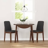 thumbnail of vidaXL Esszimmerstühle mit Kissen 2 Stk. Braun Massivholz Gummibaum