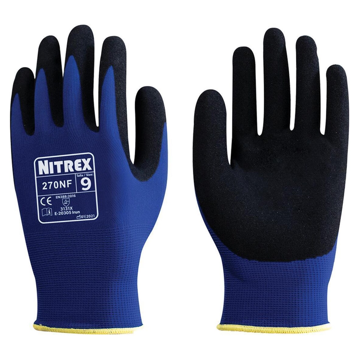Arbeitshandschuhe | 100 Paar Nitrex 270 NF | Gr. XS - XXL | Industriehandschuhe