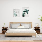 thumbnail of vidaXL Nachttische mit LED-Leuchten 2 Stk. Räuchereiche 40x39x48,5 cm