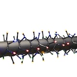 thumbnail of Konstsmide Micro LED Compactlights, gefrostet, 1500 bunte Dioden, 30V, Außen (IP44), schwarzes Kabel - 3871-530