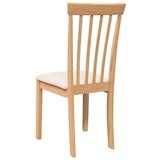 thumbnail of Chaises à manger coussins 2 pcs naturel bois massif caoutchouc Modèle Vega Master Vintage