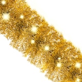 thumbnail of vidaXL Weihnachtsgirlande mit LED 10 m Golden