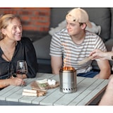 thumbnail of Caminetto da tavolo a pellet RedFire Volcano Small – acciaio inossidabile 304 – Ø14 cm – altezza 18,7 cm – inox