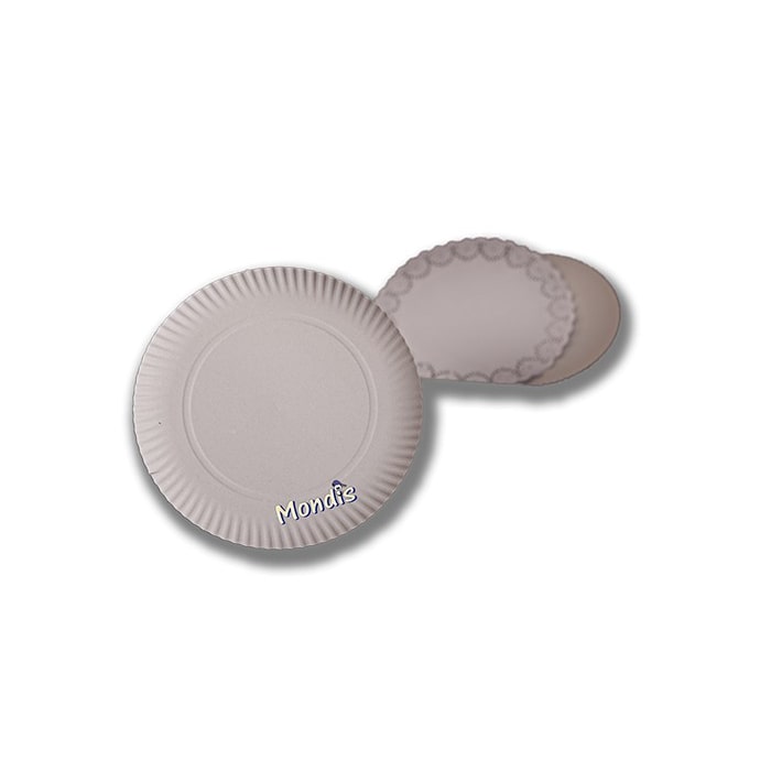 Plato de cartón blanco de 21 cm. 100 UD . Modelo: PRC005
