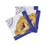 thumbnail of Sovie HOME Serviette Teddy in Blau aus Tissue 33 x 33 cm, 3-lagig, 20 Stück - Baby-Shower, Taufe