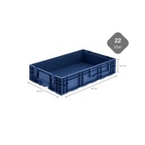 thumbnail of PROREGAL VDA KLT Kleinladungsträger mit Verbundboden | HxBxT 14,7x40x60cm | 22 Liter | KLT, Transportbox, Transportbehälter, Stapelbehälter