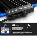 thumbnail of Titanwolf RGB Gaming Mauspad, Mousepad XL 800 x 300mm verbessert Präzision & Geschwindigkeit, Epsilon