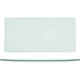 thumbnail of H&H Confezione 6 Piatti Rettangolari Satin Vetro Reciclato, Trasparente, Cm 33x16