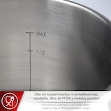 thumbnail of Magefesa DYNAMIC - Olla Express Rápida de 5L , Acero Inoxidable 18/10, 5 Sistemas de Seguridad, Fácil Uso, Todo tipo de cocinas, Inducción