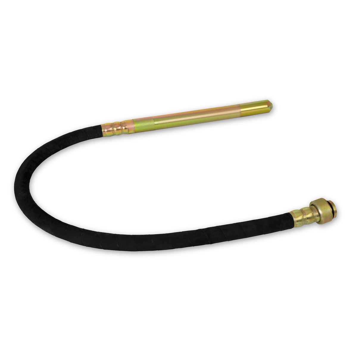 EBERTH Rüttelflasche Ersatzteil für Betonrüttler 35mm Durchmesser 1,5m Länge Stahlverstärkt Flexible Welle Wärmebehandelt 5kg