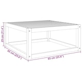 thumbnail of vidaXL Gartentisch 65x65x29 cm Massivholz Akazie