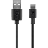 thumbnail of Dual Ladeset 2,4 A, Netzteil mit 2x USB-Ausgang inklusive USB-Ladekabel, schwarz USB-C