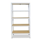 thumbnail of shelfplaza HOME 200x110x45 cm Schwerlastregal in weiß mit 5 Böden und 175 kg Traglast pro Boden