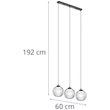 thumbnail of Uniprodo Lampada a sospensione - 3 punti luce - Vetro