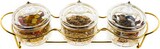 thumbnail of 7 Teiliger Snack-Set Servierschalen für Snacks mit goldenen und silbernen Details