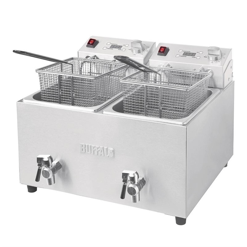 Friteuse Professionnelle Electrique   2 x 8 L
