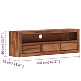 thumbnail of vidaXL TV-Schrank 120x30x40 cm Massivholz Palisander