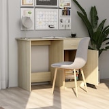 thumbnail of Scrivania in rovere Sonoma 100x50x76 cm modello Nova Elite in legno ingegnerizzato