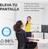 thumbnail of Fellowes Brazo elevador para monitor doble Reflex Series™