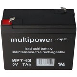 thumbnail of Multipower MP7-6S, WP7-6S Akku Blei PB 6Volt 7Ah