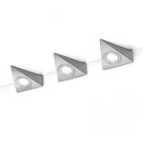 thumbnail of Trio Ecco Applique LED 3x3W 200Lm Set 3pz Metallo Nichel Opaco