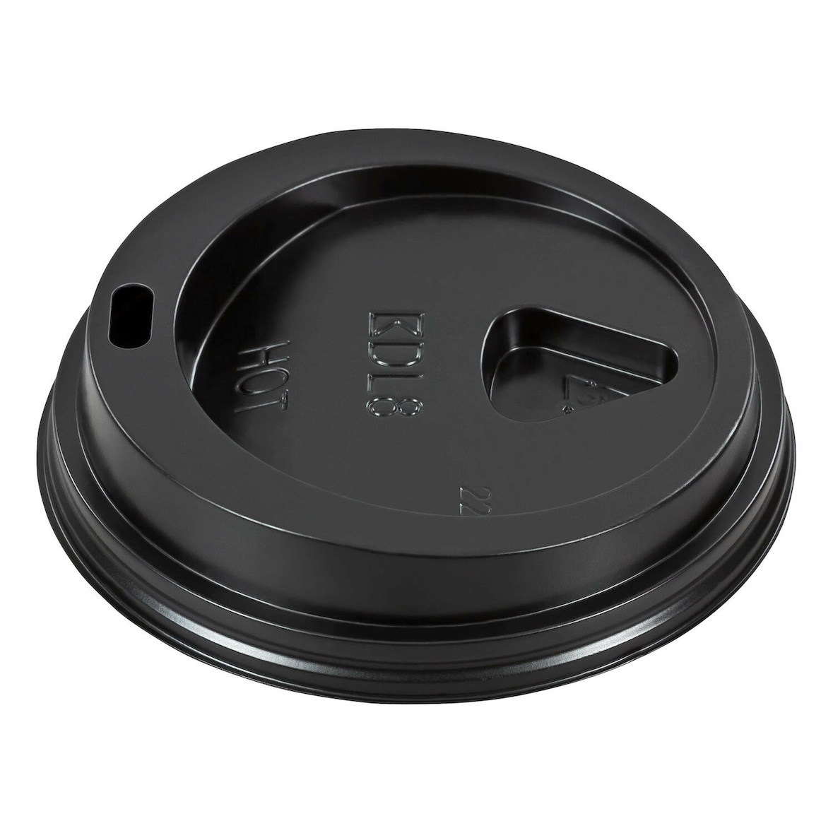 400x Domdeckel schwarz für Pappbecher - "Coffee to go" - 200ml mit 80mm O