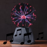 thumbnail of Plasmakugel Plasmaball magisch zuckend Blitz-Show Automatik Musiksteuerung rot