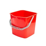 thumbnail of METRO Professional Wagen mit Doppeleimer, PP / Eisen, 45 x 75 x 90 cm, 2 x 23 L, blau / rot