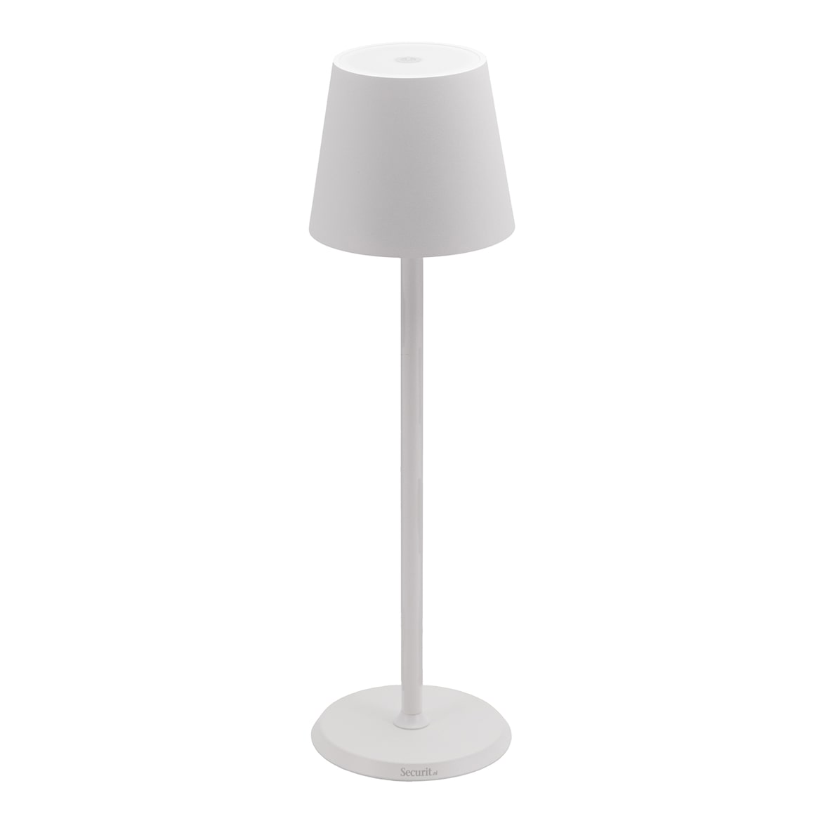 Securit® Lampe de table LED sans fil "Féline" - Blanc - Intérieur/Extérieur - Câble magnétique inclus