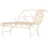 thumbnail of CLP Banc de jardin Karma Métal HBT: 78x156x46 cm Crème antique