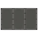 thumbnail of vidaXL Gartentisch mit Glasplatte Schwarz 150x90x75 cm Poly Rattan
