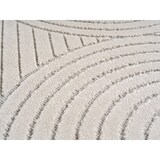 thumbnail of Balkonteppich Skandinavischer 3D-Design Wetterfest Waschbar Strapazierfähig Terrasse Garten Creme 120x170 cm – ENGADIN von Kadima Design