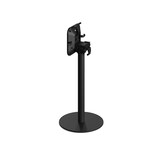 thumbnail of Urban table de bistrot avec piètement noir + plateau HPL aspect bois Ø70 cm - Veba - Marbre clair - l0- L- P- h