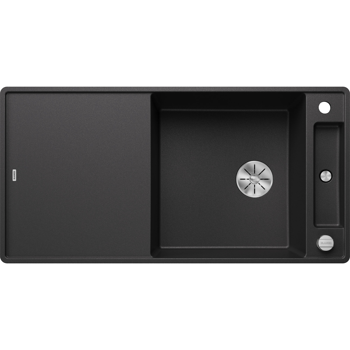 BLANCO AXIA III XL 6 S-F flächenb. Spüle SILGRANIT Anthrazit Reversibel Excenter