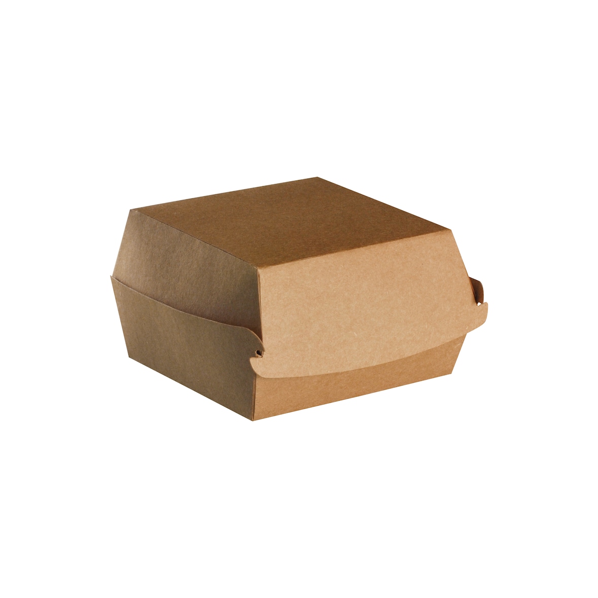 NOVABOX Burger Standard Kraft - Boîte Burger Carrée Haute Résistance - 130x130x70mm - ECO PACK Emballage Écologique VAE & Livraison - Lot de 3000