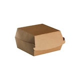 thumbnail of NOVABOX Burger Standard Kraft - Boîte Burger Carrée Haute Résistance - 130x130x70mm - ECO PACK Emballage Écologique VAE & Livraison - Lot de 3000