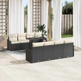 thumbnail of vidaXL Garten-Sofa-Set 9 pcs Schwarz 100 x 55 x 73 cm Poly Rattan