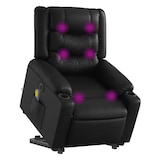 thumbnail of vidaXL Massagesessel mit Aufstehhilfe Elektrisch Schwarz Kunstleder