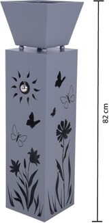 thumbnail of Pflanzsäule NOVELLA: Charmante Gartengestaltung mit Blumenmotiv