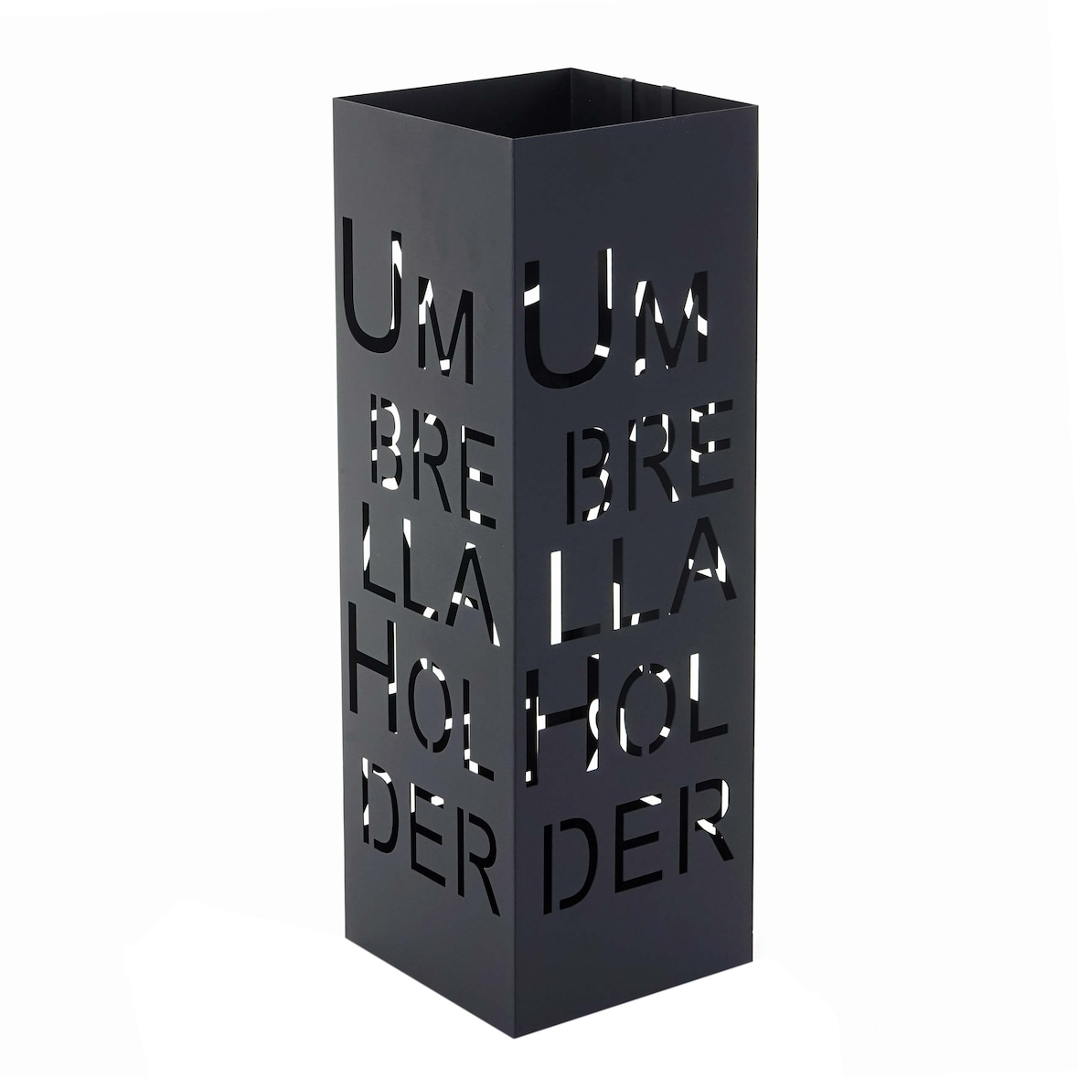 Suporte para guarda-chuva HWC-C78, suporte para guarda-chuva suporte para guarda-chuva, quadrado 55cm ~ letras, preto