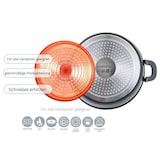 thumbnail of Bräter 7,3 L Aluminiumguss Schmortopf Induktion Bratentopf Entenbräter Gänsebräter Hähnchenbräter