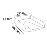 thumbnail of Exacompta - Réf. 11131D - Carton de 6 Corbeilles à courrier COMBO STYLI Skandi - pour A4+ - 34 x 25 x 6,5 cm - pour 500 feuilles - couleur nude